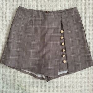 Plaid Skort size medium